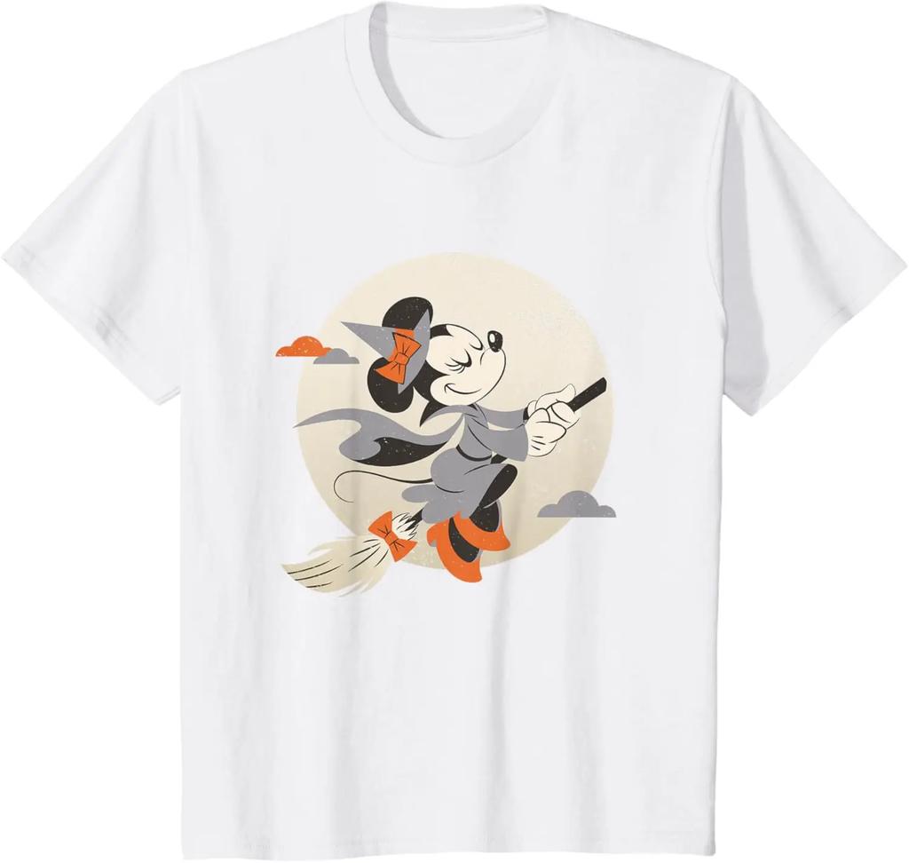Minnie Mouse Flying Witch Costume Halloween T-Shirt Unisex