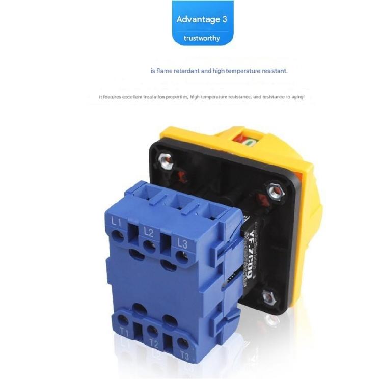 Circuit Breaker Rotary Switches Replacement 63A Isolator Disconnect Switches With Waterproof Box Enclosure Easy To Install