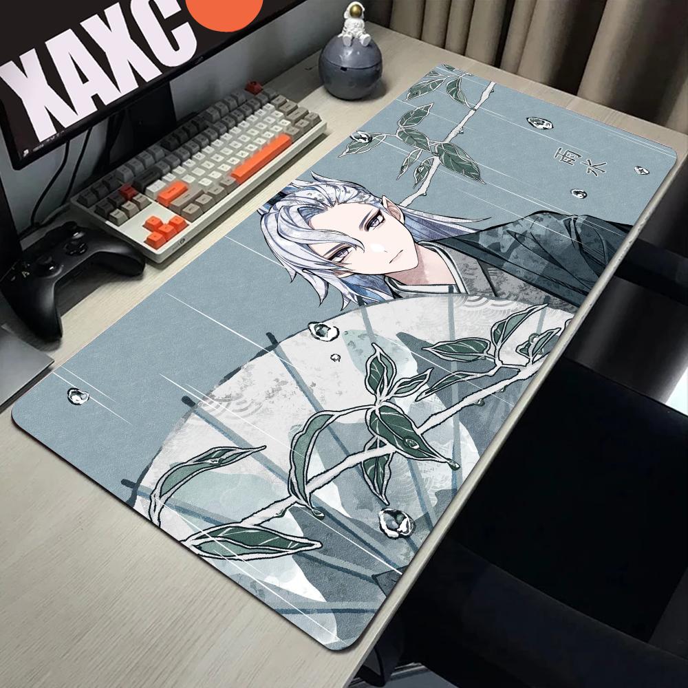 Genshin Impact Pattern Kawaii Game Mouse Pad Extra Large Walnut Two-dimensional Mousepad Keyboard E-Sports Desk Mat XXL