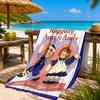 Raggedy Ann And Andy Adventure Beach Towel, Quick-drying, Easy to Care for, Suitable for Both Fitness and Beach Vacations,Sports Essential