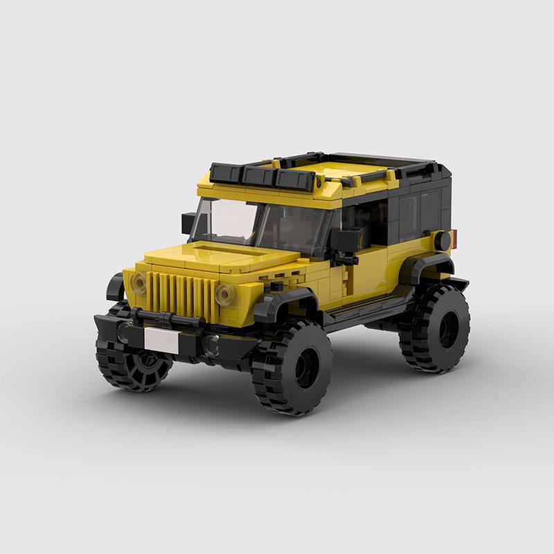 Creative MOC Car City Racing Vehicle Retro Speed Car Rally Building Blocks Bricks Ornament Toys For Kids Adults Birthday Gifts