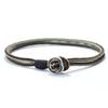 2mm Handmade Antique Rope Bracelet Simple Easy Hook Mens Armband Braclet