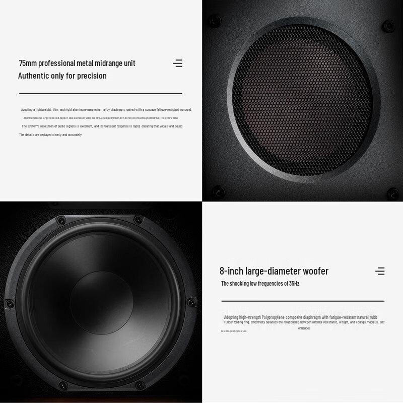 HiVi M300MKII 2.0 Channel Active HIFI Bookshelf Speaker