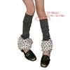 Acrylic Leg warmer Inspired polkas Dot Pattern Winter Essential For Fashionable Outfits