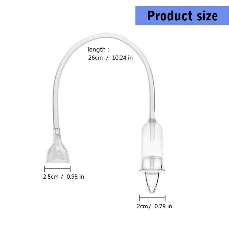 Infant And Toddler Nasal Aspirator Booger Remover with Gentle Silicone Tip Easy to Disassemble And Clean for Daily Care