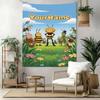 Biene Maja Custom Your Name Wall Decor Tapestry Art For Pet Memorial Birthdaywedding Party Backdrop Family Gift
