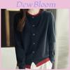 Loung Knit Sweater With Long Sleeves For Casual Spring Wear
