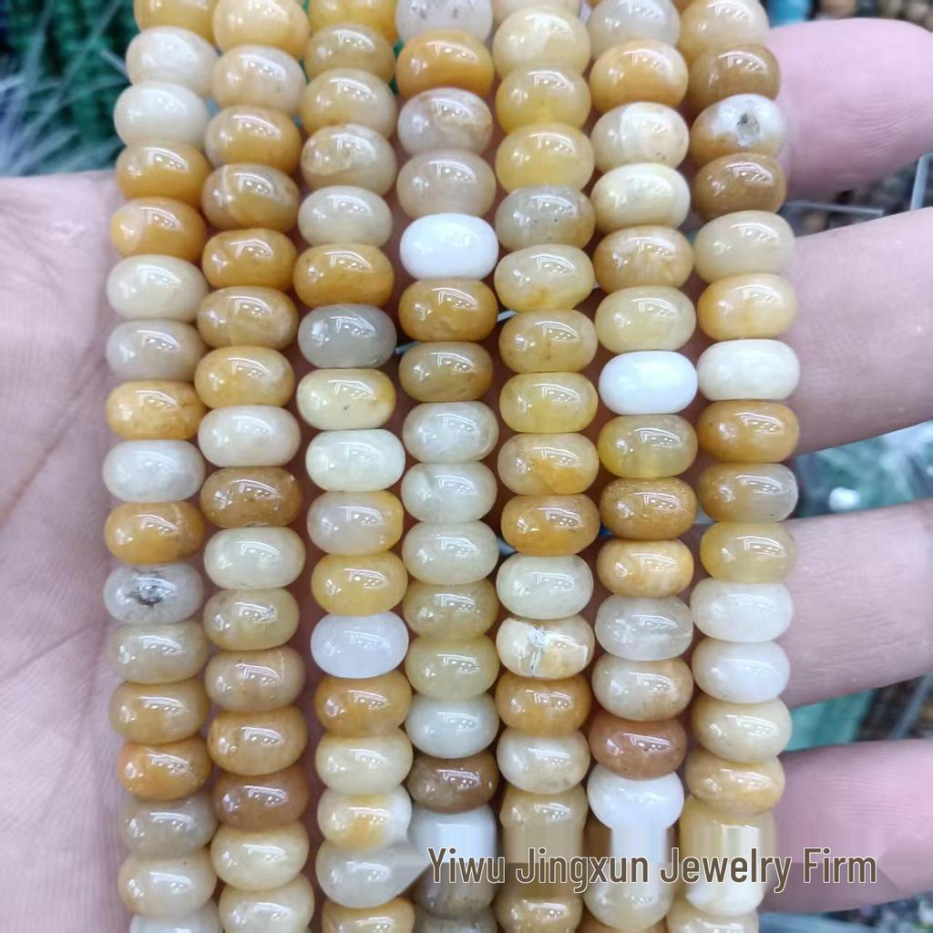 100 Natural Stone 5x8mm Abacus Beads for Jewelry Making – Bracelets & Necklaces