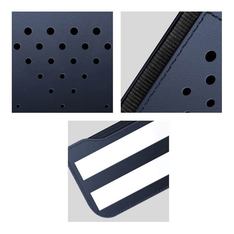 Car Phone Pocket Leather Car Pocket Pouch Multifunctional Car Side Pocket Organizer Leather Adhesive Car Pocket Pouch For Cell