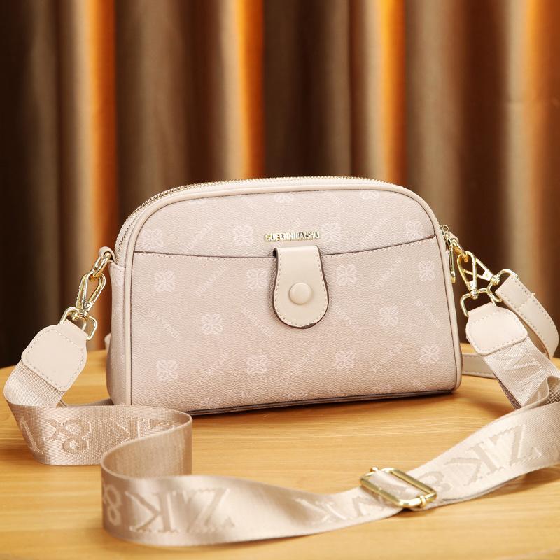 

Сумка Женская 2025 Новая Простая Маленькая Квадратная Сумка из ПУ Универсальная На Плечо Кроссбоди Сумка-ракушка Премиальная Женская Сумка Тренд бежевый