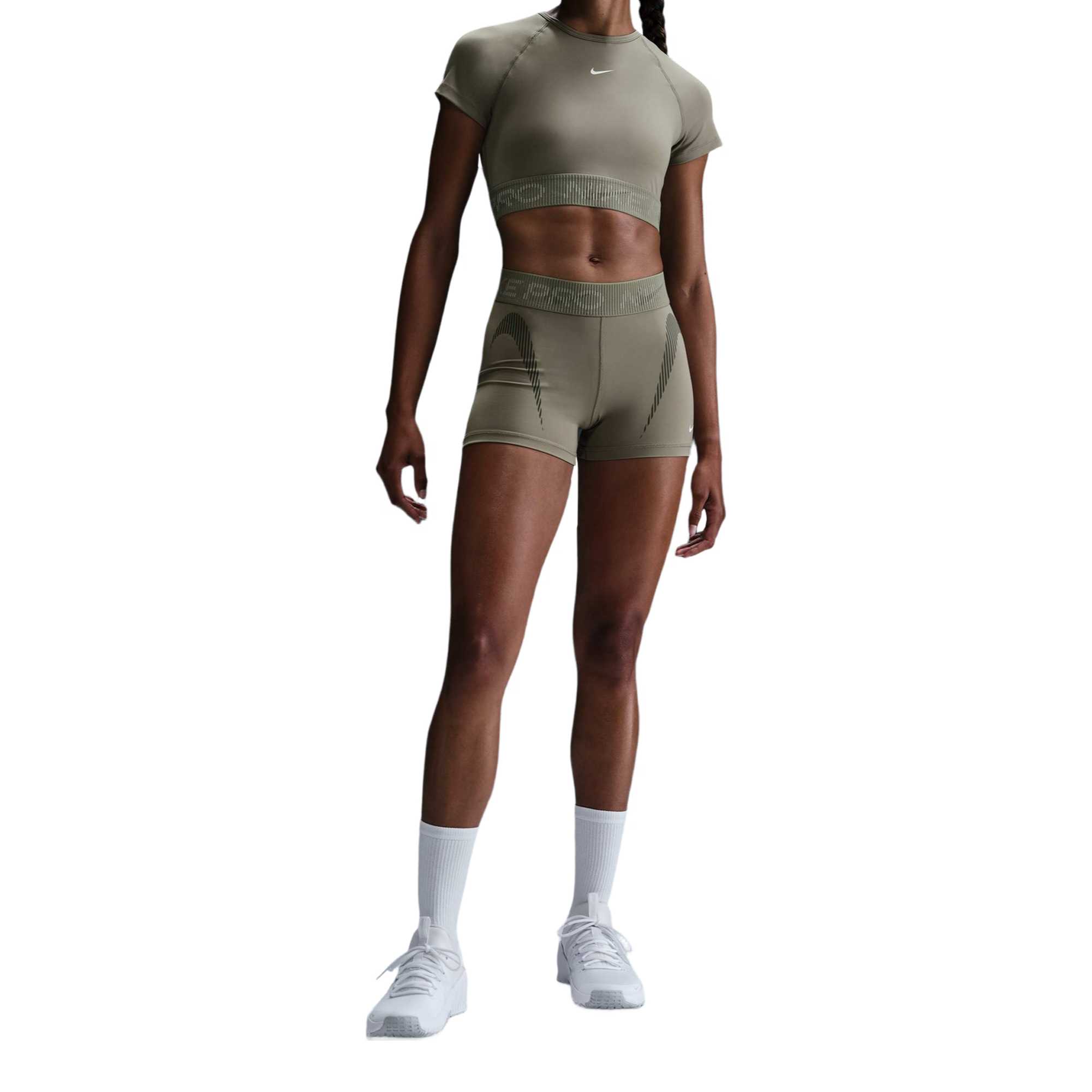 Nike Pro Dri-FIT Breathable Quick-Dry Mid-Rise Cycling Pants Women bottoms HJ1226-320 M