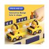 (COW) Baby Push Go Friction Wind-up Cars Toys Press and Go Car Toys Bébé Animal Racing Cars Véhicule