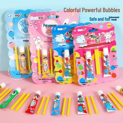 Colorful Cartoon Bubble Gum Suction Card Pack - Fun Nostalgic Toy Gift for Primary School Kids
