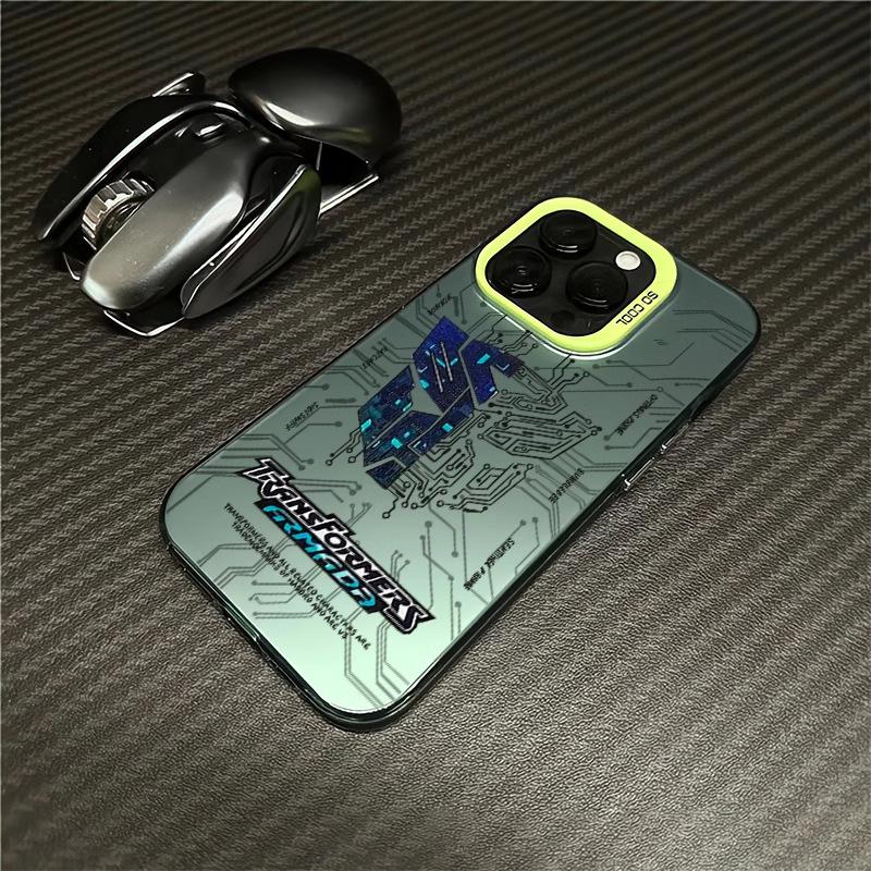 

Серебристый Аниме Чехол для Телефона Трансформеры для Apple 17, 14 Pro, 11, 8 Plus, 7, 16E, 13 - Новая Крутая Модель iPhone 16 Pro