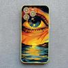 Art Painting Portrait Close-up Phone Case For iPhone 16 13 11 12 14 15 Pro Max Mini XR XS X 15 14 7 8 Plus SE2 Back Cover Funda