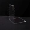 Durable Acrylic Book Display Stand Space-saving Decorative Desktop Acrylic Book Storage Rack Sturdy Stationery Acrylic Bookends