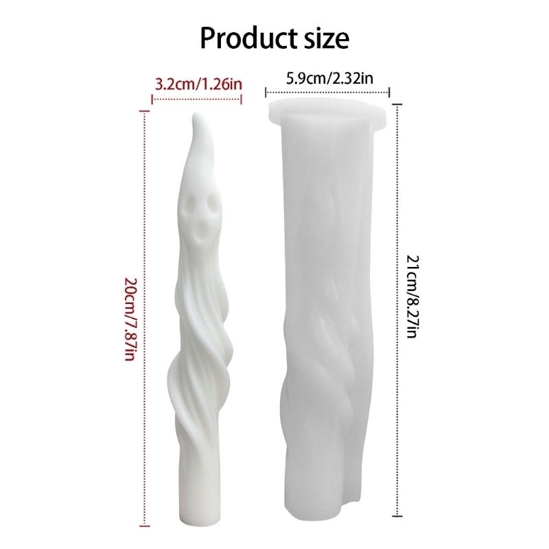 Flexible Silicone Spectures Candle Mould For Halloween Projects