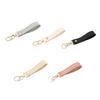 Premium Leather Keychain Sleek Design Sturdy Metal Hook Key Rings for Everyday Carry Secure Key Holder