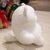 Glowing White Fat Cat Plush Stuffed Animal LED Colorful Light Up Kitty Toy Soft Pillow Doll Birthday Gift