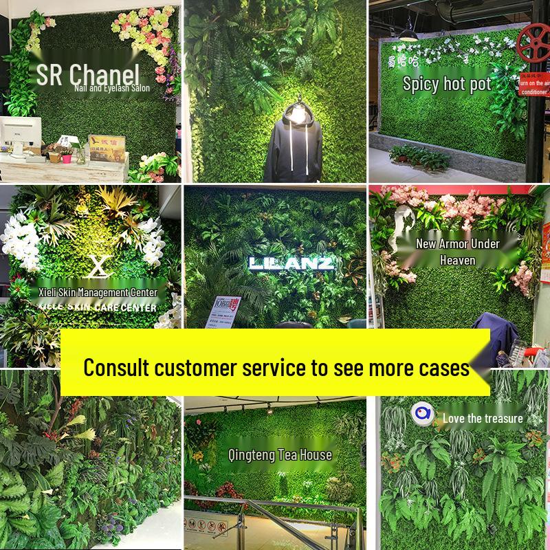 3D Bionic Plant Wall Decor - Indoor/Outdoor Artificial Greenery & Flowers
