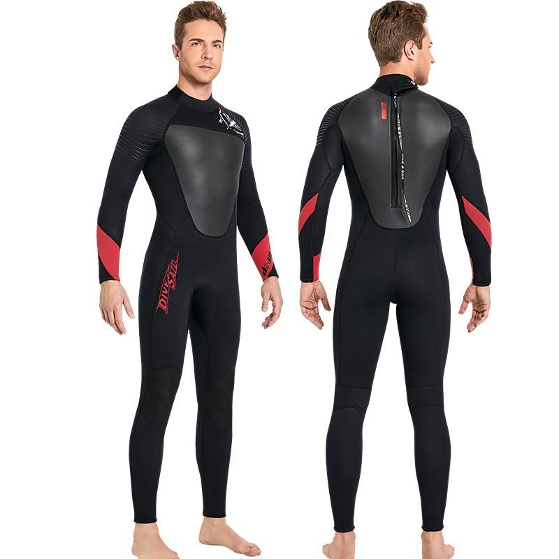 3mm Full Body Wetsuit Diving Surfing Snorkeling Winter Swimming Men Women Chloroprene Neoprene Thermal Protection