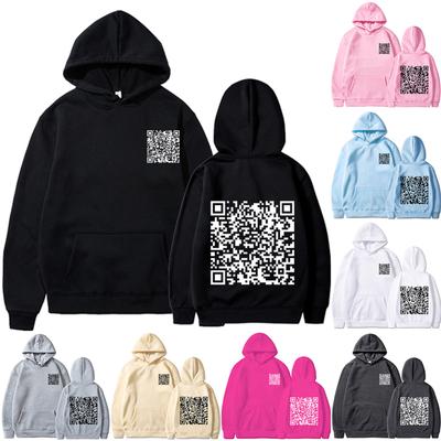 Unisex Fashion Casual Long Sleeved Round Neck Loose Plush Pullover With Rope Hoodie