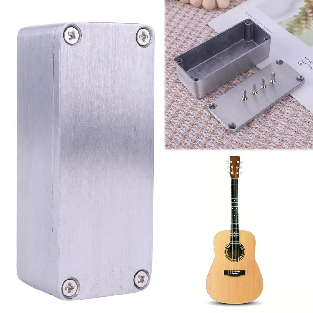 1-3 peças Caixa de Stompbox de Alumínio Efeitos Estilo 1590A 1590B Gabinete de Pedal com Parafusos Kit de Instrumento Musical Caixa Stompbox para Guitarra