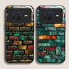 Colorful Brick Texture Printed Tempered Glass Phone Case for OPPO Reno 13 F 12 11 Pro 10 SE Find X3 Lite X5 X7 Ultra A58 Covers