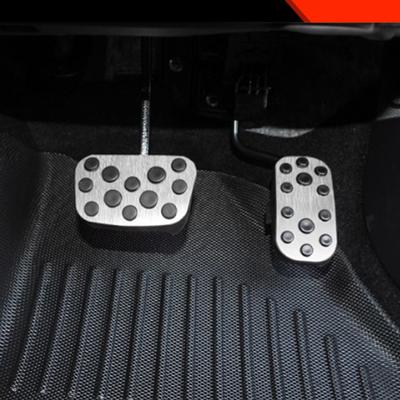 For Toyota 4Runner 2025 Car Pedal Cover Gas Accelerator Brake Pedal Cover Aluminium Alloy Pad Accessories 2pcs Sets