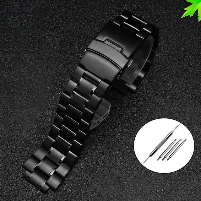 Für G-SHOCK Casio Modifiziertes Metall-Uhrenarmband GST-B200 Präzisionsstahl GST-B200D Edelstahl-Uhrenkette Vorsprung-Armband 16mm