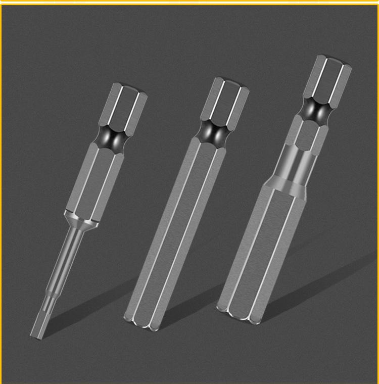 Erweiterter S2 Magnetischer Sechskant Bit Elektrischer Schraubendreher Schraubenschlüssel