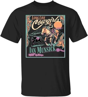 Ian Munsick HEISSES NEUES Tour-Artwork schwarzes T-Shirt Unisex Alle Größen BL1963