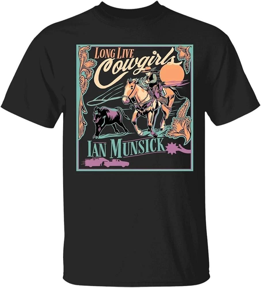

Ian Munsick HOT NEW tour artwork black T-shirt Unisex All sizes BL1963 M