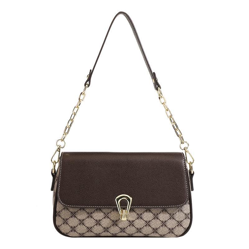 תיק קטן לנשים תיק עם הדפס קטן תיק מרובע קטן כתף בודדת