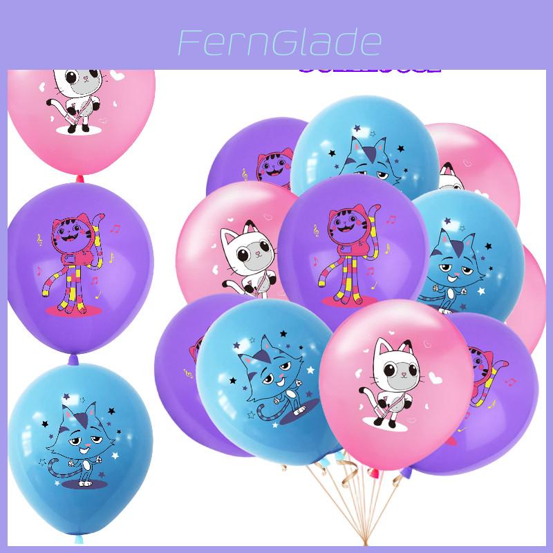 Gabby Dollhouse Themed Party Balloons 12 Inch Latex Balloons Assorted Colors With Logo Printing