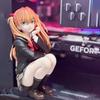 14Cm Squatting Position Anime Pretty Girl Figure Pvc Action Figure Model Statue Desktop Decoration Collectible Gift Toy
