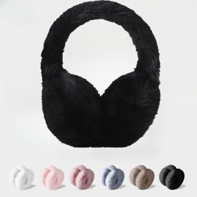 1 PC Warm Ear Muffs for Women Winter Unisex Fluffy Earmuffs Adjustable Lady Ear Warmer Faux Fur Ear Covers