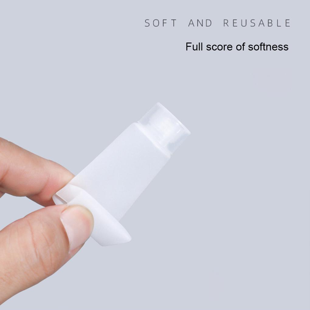30piece Transparent PP Made Travel Bottle Squeezable And Reusable For Face Cream And Shampoo Soft And Elastic Soft Tube, Glossy, 20ml