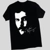 Freddie Mercury Gesicht Unisex Schwarzes T-Shirt Geschenk für Vatertag