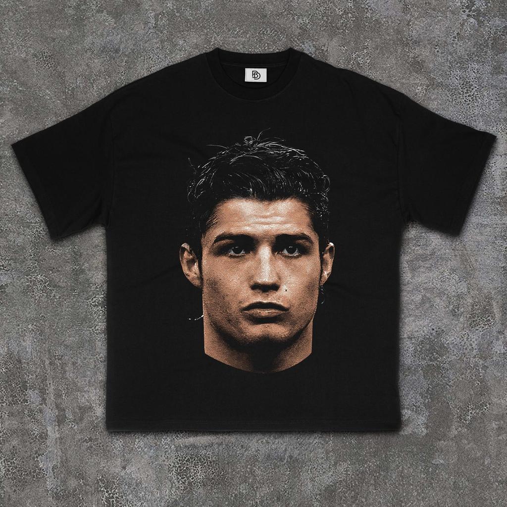 Cristiano Ronaldo T-Shirt Design, Football PNG, DTG Print (300 DPI)