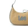 New Lee Straw Woven Underarm Shoulder Bag Regular Women's Khaki & Blue & Black & White LE250126M-506