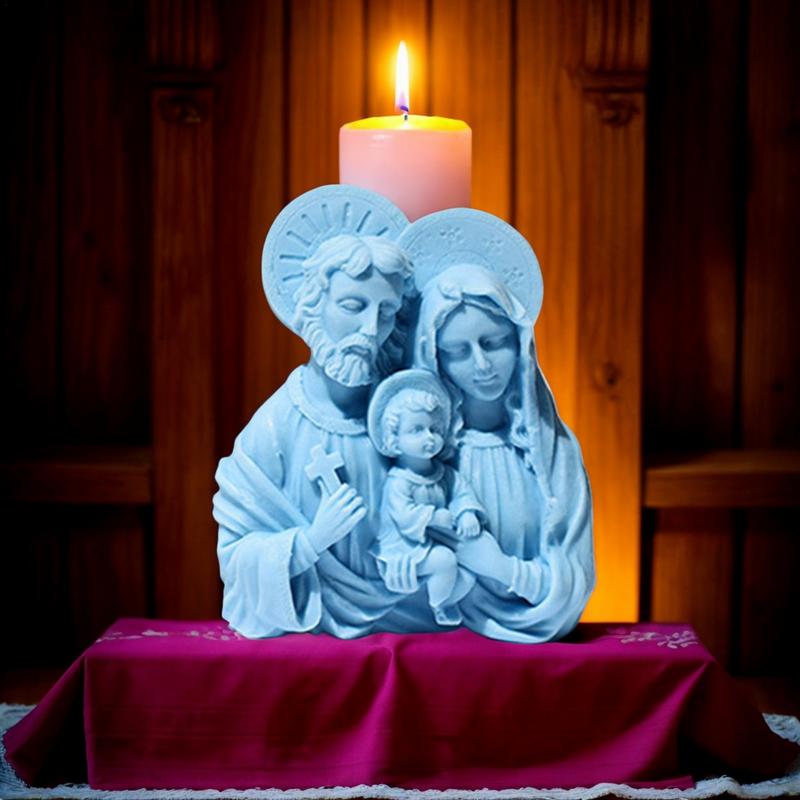 Candle Making Molds Portrait Chocolate Mould Art Craft Making Tool Resin Casting Mold For Wax Soap Scented Candle Home Decor