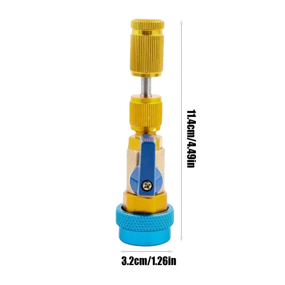 R134A Автокондиционер Хладагент-Свободный Клапанный Ядро Удаление Установщик Кондиционер Высокое и Низкое Давление Шток Инструмент