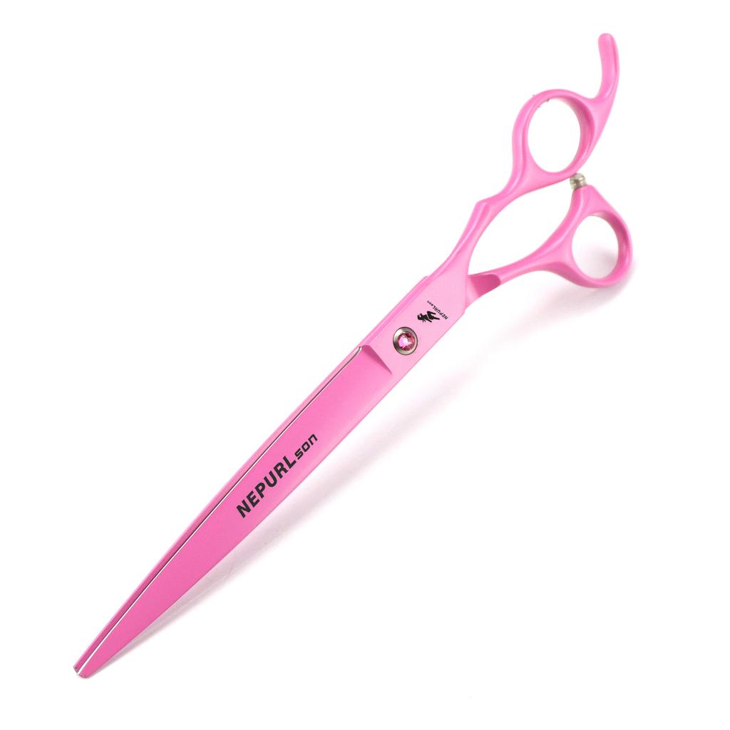 8.0 Inch Nimpson, 5 Packs Of Lacquered Pink, Pet Grooming Scissors, Straight Scissors, Set, Free Row Comb.