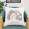 Home Decor Rainbow & Animal Personalized Cushion Covers Pattern Cushion Cover Suitable For Sofa Bedroom Car Pillow Cover