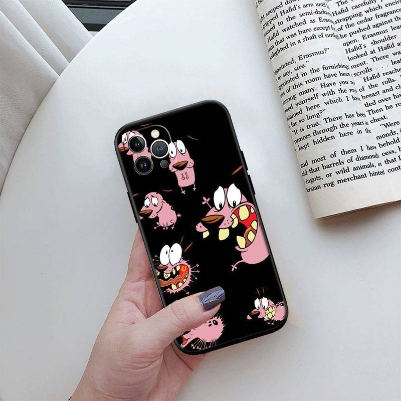 IR5 Courage Cowardly Dog Phone Case for Xiaomi Poco F7 M7 X7 C75 C71 C51 C50 C55 C65 C40 F6 F5 X6 X4 X3 X2 M6 M5 M4 M3 M2 F3 F2 F1 Pro