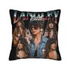Ella Langley Die Löwenzahn-Tour Kissenbezug Druck Polyester Kissenhülle Geschenk Wurfkissenbezug Bett Quadratisch 18 Zoll