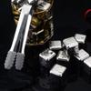 12/6/4/1/pcs Stainless Steel Ice Cubes Set Reusable Chilling Stones for Whiskey Wine Wine Cooling Cube Chilling Rock Party Bar Tool