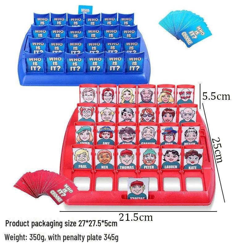 Rate mal, wer ich bin: Kartenpuzzlespiel für zwei Spieler zur Eltern-Kind-Interaktion