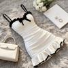 Suspender Dress Female Sweet Hottie Slim Fungus Lace Hip Skirt Summer New White Niche Sexy